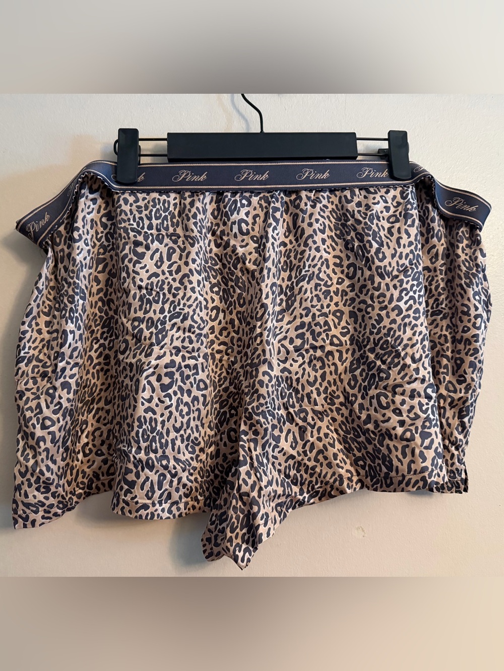 PINK Victoria's Secret Leopard Print Shorts in Tan and Black